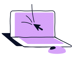 Laptop with pointer