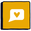 Chat Heart Icon